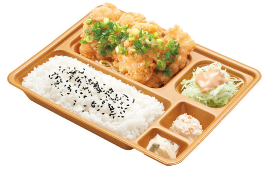 ねぎ塩チキン竜田弁当の画像