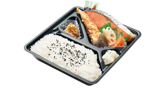 シャケ弁当の画像