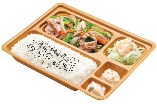 豚野菜炒め弁当の画像