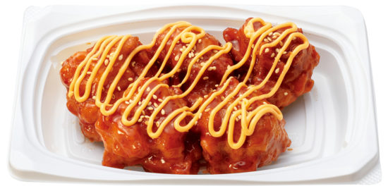 チーズヤンニョムチキンおかずの画像