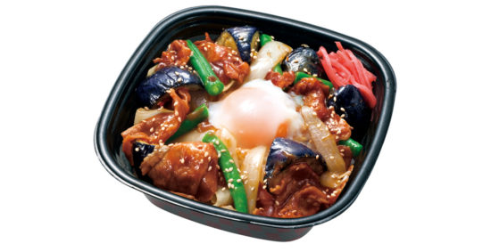 月見豚なす丼の画像